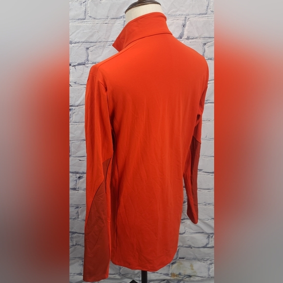Arteryx Men's Half Zip Jacket 'Delta LT Zip' Orange Windbreaker Size Large - Picture 6 of 13